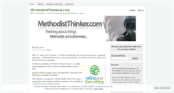 Desktop Screenshot of methodistthinker.com