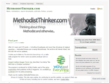 Tablet Screenshot of methodistthinker.com